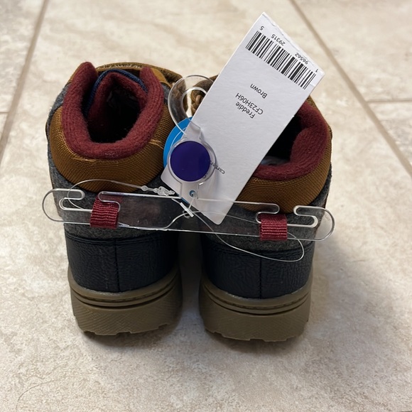 NWT Carter’s Freddie Boots in Brown - Size 9 Toddler - Picture 5 of 9